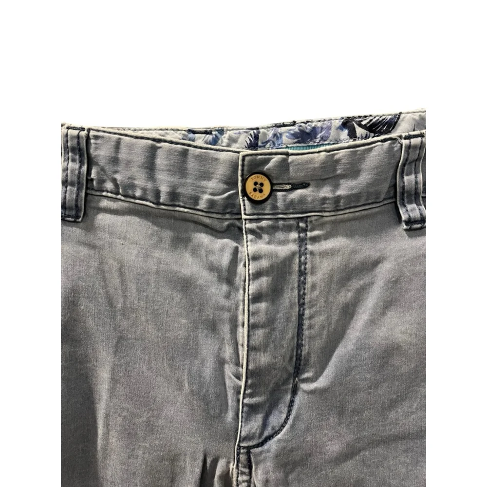 Tommy Bahama Set Of 2 Chino Cargo Shorts Size 36 Blue Casual Summer Cotton